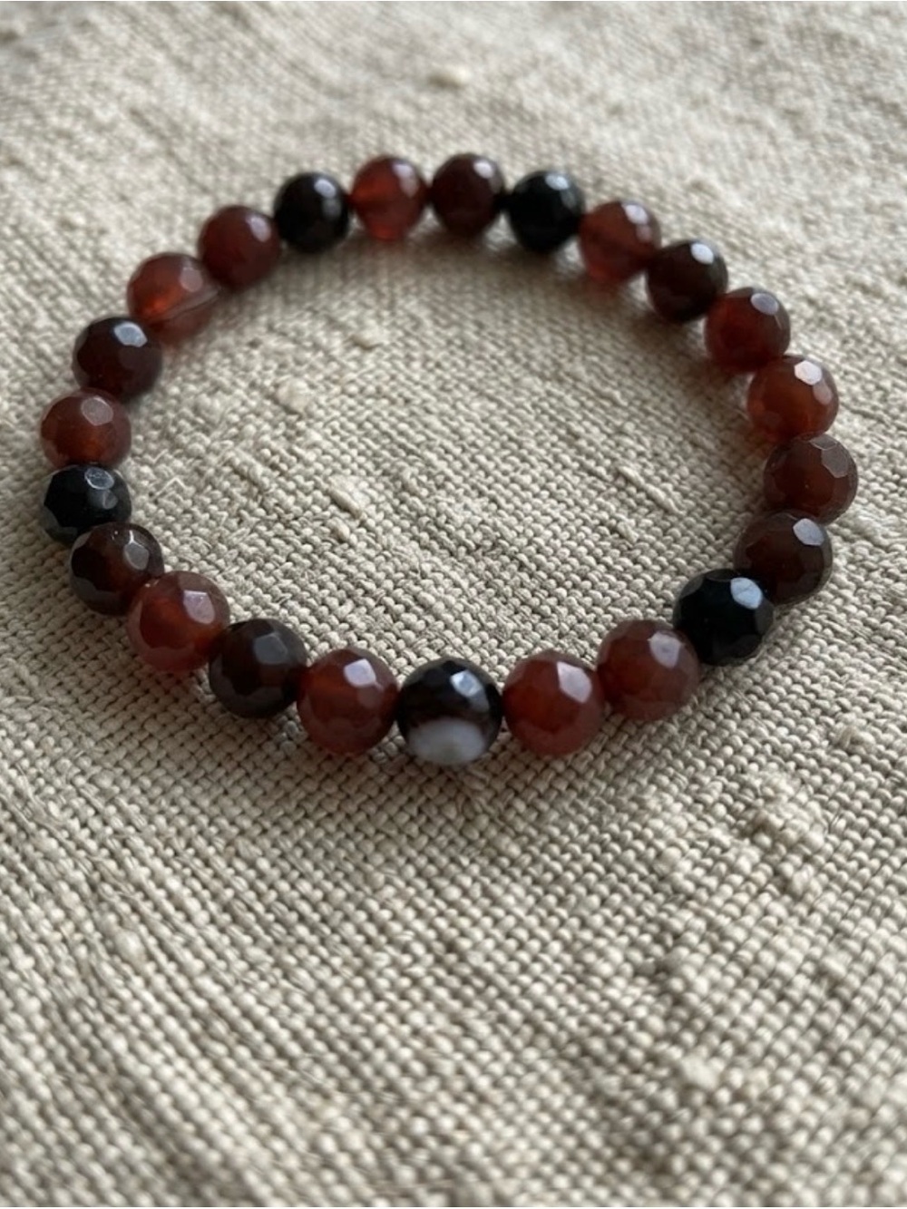 Brown Agate Stretch Bracelet - Women Jewelry